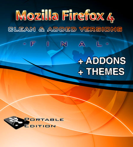 Mozilla Firefox 4.0 Clean & Firefox (Addons + Themes) Portable Final Rus