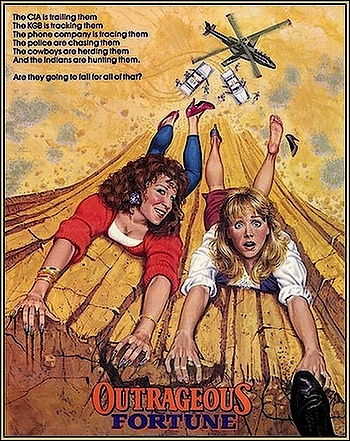 ����������� ������� / Outrageous Fortune (1987) DVDRip
