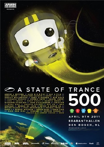 Armin van Buuren - A State of Trance 500 (Den Bosch/09.04.2011)