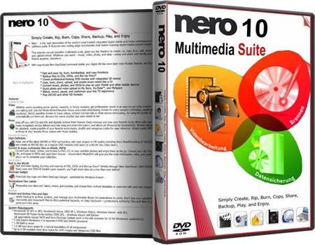 Nero Multimedia Suite 10.5.10500 (2011) Rus Portable + Nero SecurDisc Viewer