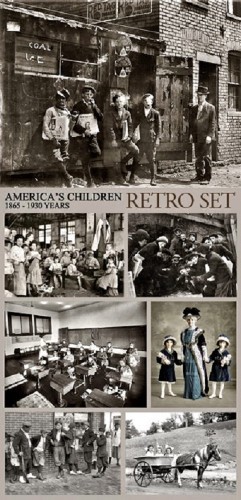 America's Children Retro Photos (1865-1930 Years)