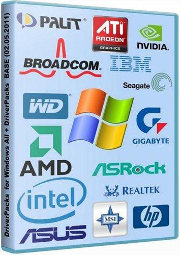DriverPacks for Windows 2000 / XP / 2003 / Vista / 7 + DriverPacks BASE (22.05.2011)