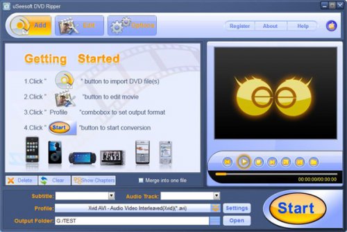 uSeesoft DVD Ripper 2.0.3.3