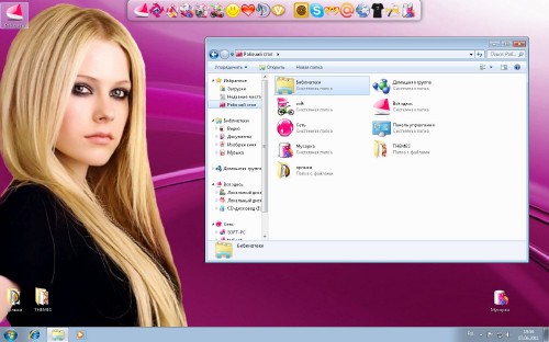 Windows 7x86 Ultimate The blonde (2011/RUS)