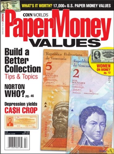 Paper Money Values (April 2009)