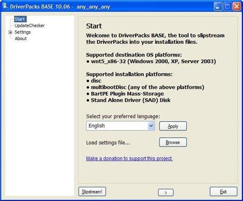 DriverPacks for Windows 2000/XP/2003/Vista/7 + DriverPacks BASE (21.06.2011/RUS/ENG)