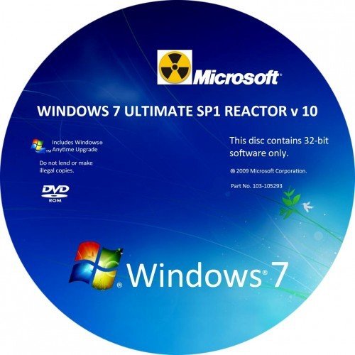 WINDOWS 7 ULTIMATE SP1 x86 REACTOR Full