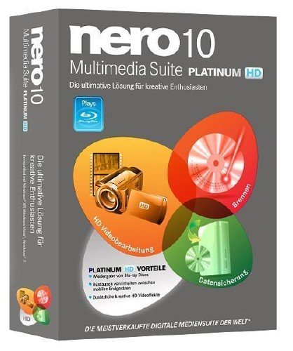 Nero Multimedia Suite Platinum HD 10.6.11800 + Nero Multimedia Suite 10.6.11300 Rus