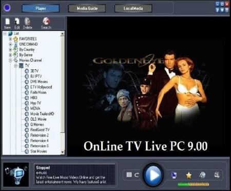 OnLine TV Live PC 9.00