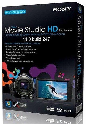 Sony Vegas Movie Studio HD Platinum Production Suite 11.0.247 ML/Rus