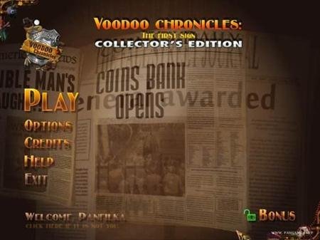 Voodoo Chronicles: The First Sign Collectors Edition (2011/PC)