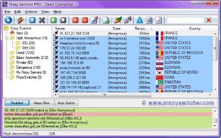 Proxy Switcher Standart 5.3 x86 (2011/ENG)