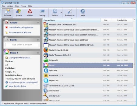 Uninstall Tool 3.0 Preview 5165 Portable 2011