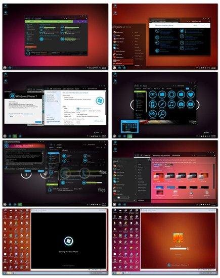Mango Skin Pack v 1.0 for Windows 7