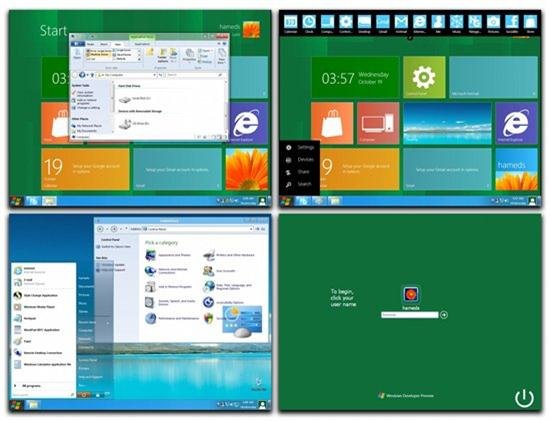 8 Skin Pack 5.0 for Windows XP / 8 Skin Pack 7.0 for Windows 7 / Lion Skin Pack 11 for Windows 7 (2011/32bit/64bit)