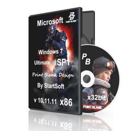 Windows 7 Ultimate SP1 Point Blank Design v 10.11.11