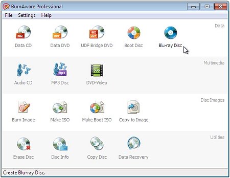 BurnAware Pro 4.1 Final Portable - ������ CD, DVD, Blu-Ray