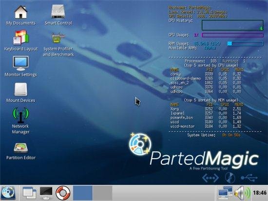 Parted Magic 11.11.11 Final ML Rus [x86/x64]