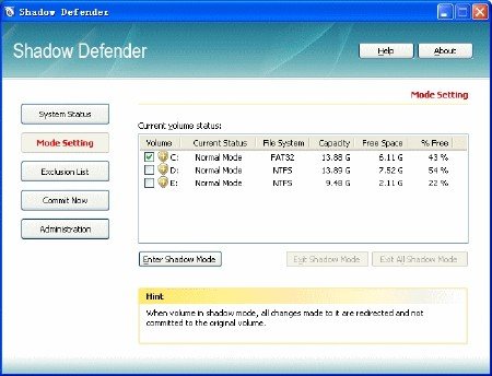 Shadow Defender 1.1.0.331 + ��������� (2011) ��