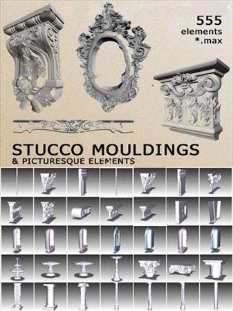 Decorative Items Stucco Mouldinds 3D Models