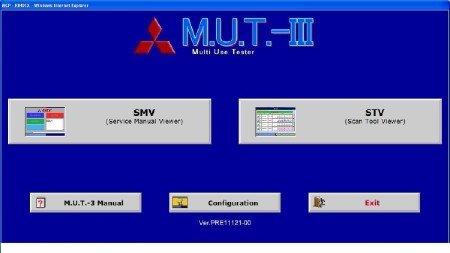 Mitsubishi MUT-III v.PRE11121-00 (18.01.12) ������������ ������