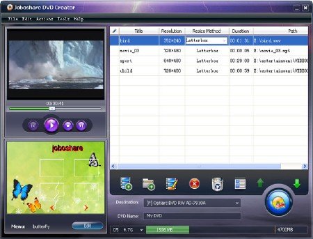 Joboshare DVD Creator v3.2.4.0203 Portable (2012/ML/ENG)