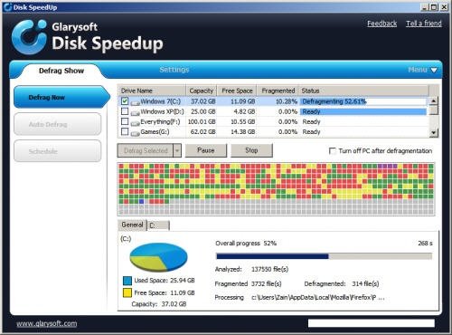 Glarysoft Disk SpeedUp 1.4.0.888 Portable