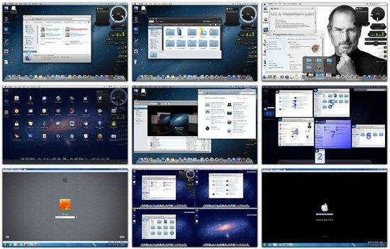 Mac Mountain Lion Skin Pack 1.0 for Windows 7 x32/x64