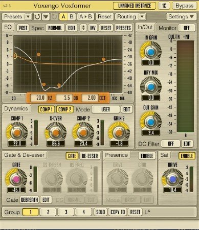 Voxengo Voxformer v 2.7 (2012/ENG)