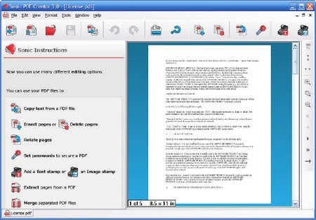 Sonic PDF Creator 3.0 (2012/ENG+RUS)