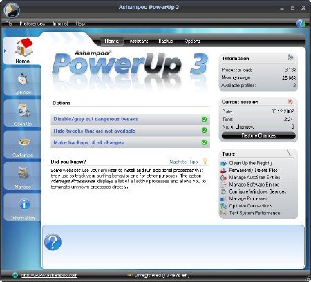 Ashampoo PowerUp 3.3.23 RePack by Jet AG (2012/ML/RUS)