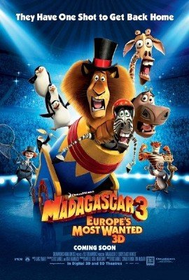  3 / Madagascar 3: Europe's Most Wanted (2012) 1080p HDTV.   2