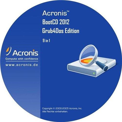 Acronis BootCD 2012 9 in 1 Grub4Dos Edition (05/15/2012) Russian