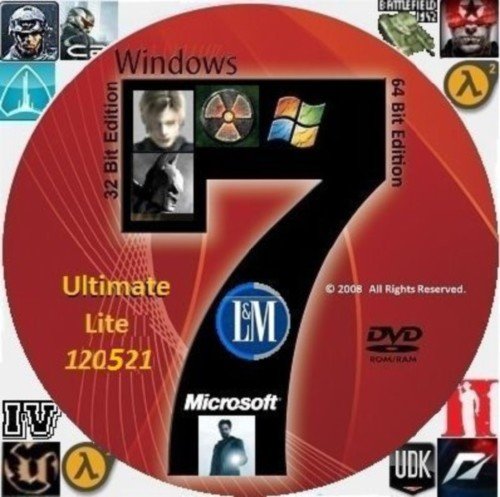 Microsoft Windows 7 Ultimate SP1 x86/x64 RU Lite "LM" Update 120521