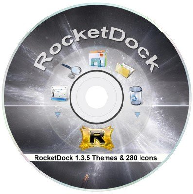 RocketDock v 1.3.5 Themes & 280 Icons