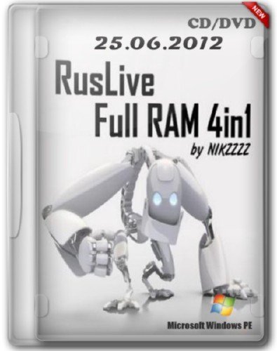 RusLiveFull RAM 4in1 by NIKZZZZ CD/DVD (25.06.2012)