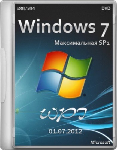 Microsoft Windows 7  SP1 x86/x64 DVD WPI 01.07.2012