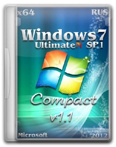 Windows 7 UltimateN SP1 x64 Compact v1.1 (2012/RUS)