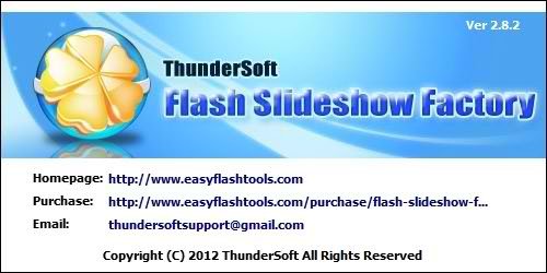 ThunderSoft Flash Slideshow Factory 2.8.2