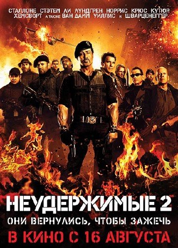 ����������� 2 / The Expendables 2 (2012/CAMRip)