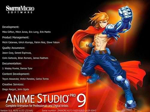 Anime Studio Pro 9.0 build 6153