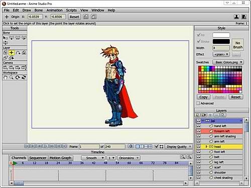 Anime Studio Pro 9.0 build 6153