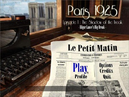 Paris 1925. Episode 1: The Shadow of the Freak (2012/ENG)