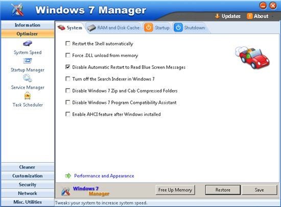 Windows 7 Manager 4.1.6 Portable