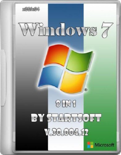 Windows 7 SP1 8in1 DVD by StartSOFT v.30.004.12 (x86/x64/RUS/2012)