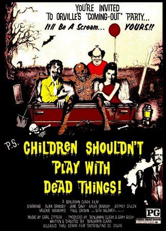 ����� ����� �� ������� / Children Shouldn't Play with Dead Things (Revenge of the Living Dead) (1973 / DVDRip)