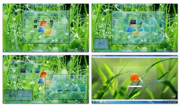 Glass Skin Pack 1.0 for Windows 7 x86/x64