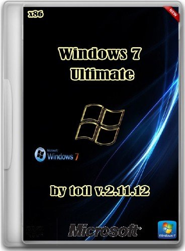 Windows 7 Ultimate x86  SP1 v.2.11.12 by totl (2012/RUS/ENG)